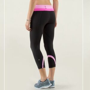 Lululemon Run: Inspire Crop II Allux Size 8 Women’s Running Sporty Workout